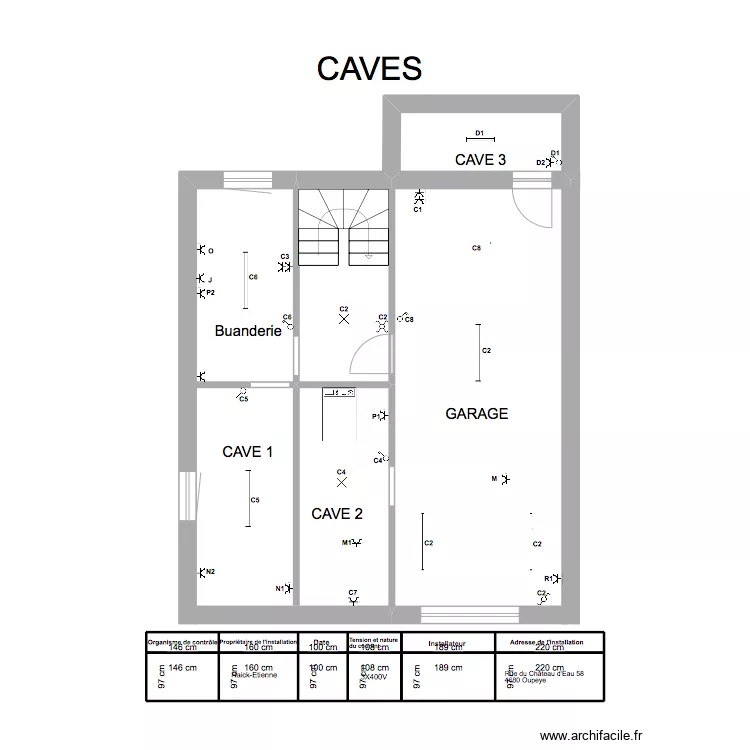 Raick Cave. Plan de Raick Cave. Plan de