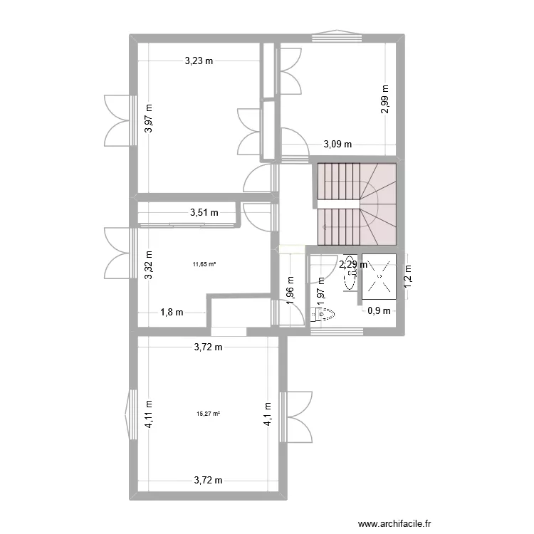 Maison SCI TITA 2. Plan de 5 et 38 m² Maison SCI TITA 2. Plan de 5 et 38 m²