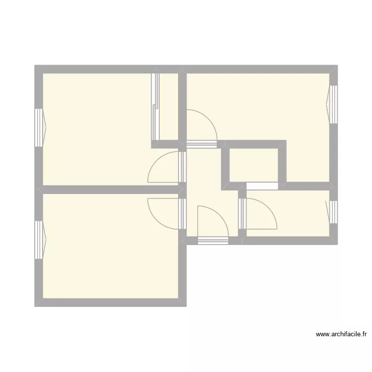 FONTENELLE - ROUEN. Plan de 7 et 34 m² FONTENELLE - ROUEN. Plan de 7 et 34 m²