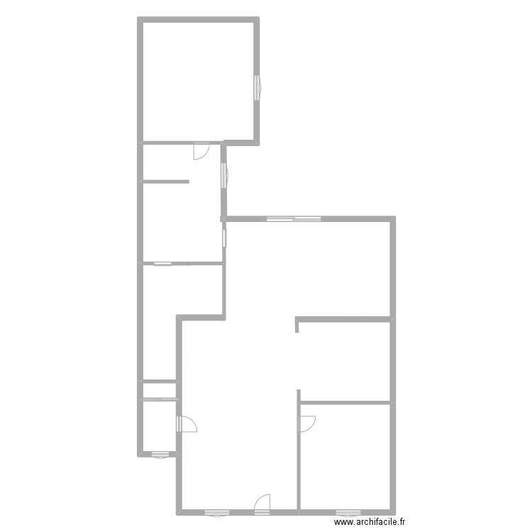 foumentin. Plan de 7 pièces et 226 m2