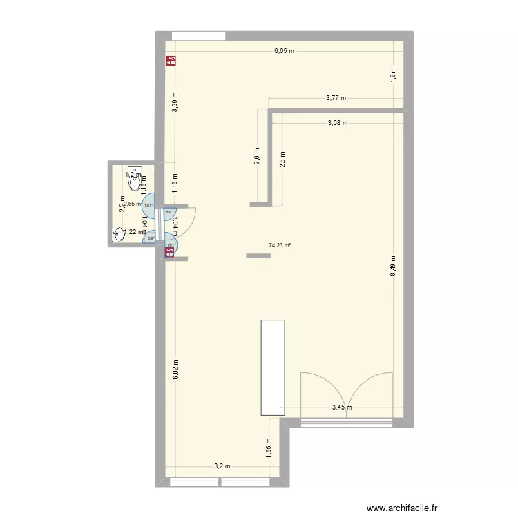 RESTAURANT. Plan de 