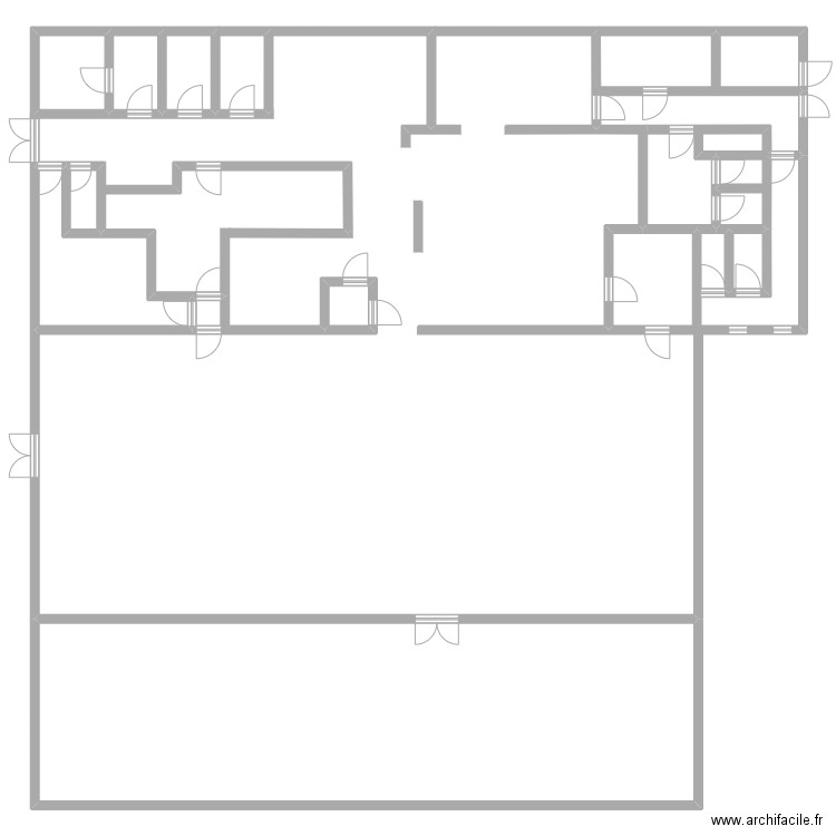 Plan cuisine. Plan de 7 pièces et 153 m2