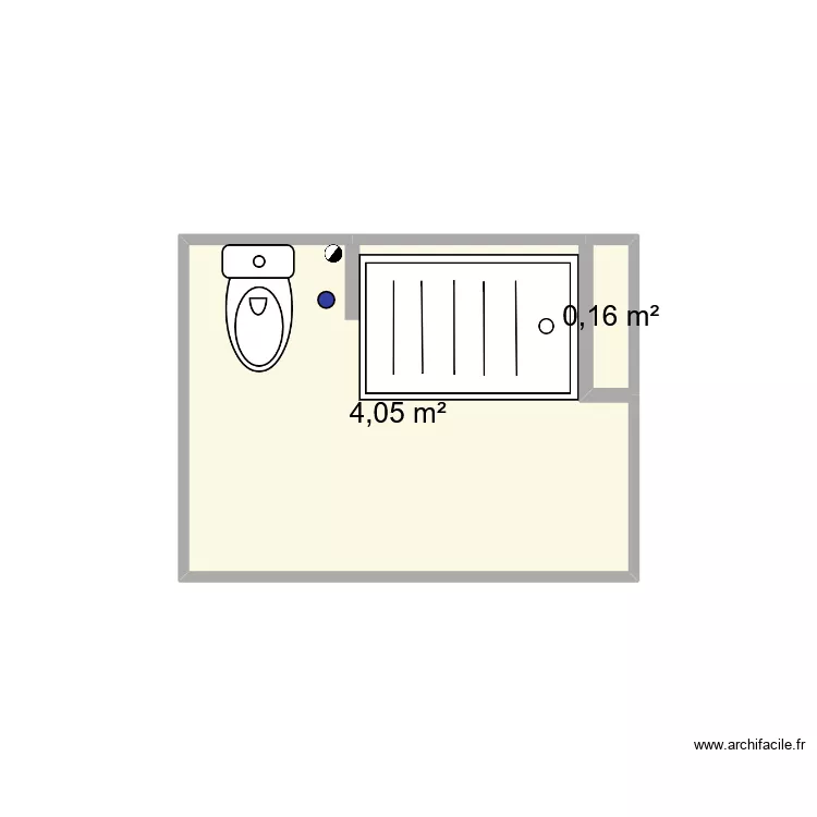 sdb cassis. Plan de 2 et 4 m² sdb cassis. Plan de 2 et 4 m²