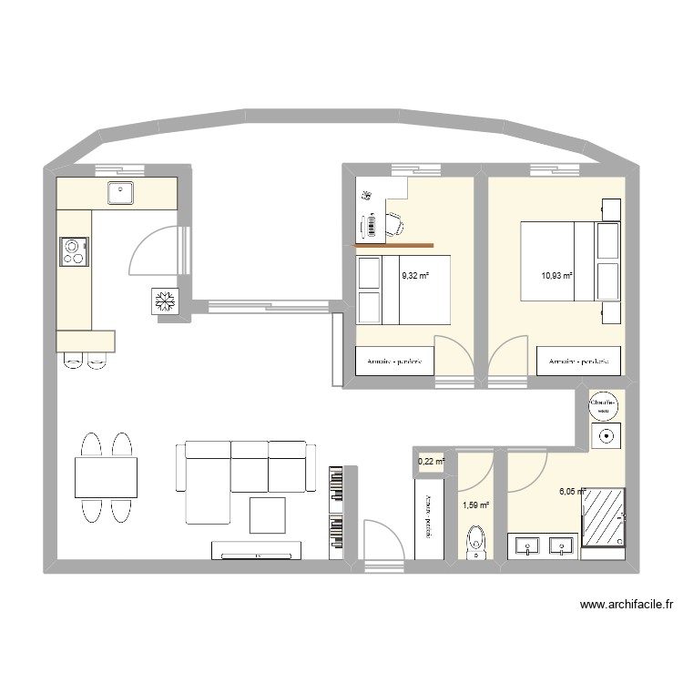 projet 1 V2. Plan de 0 pièce et 0 m2 projet 1 V2. Plan de 0 pièce et 0 m2