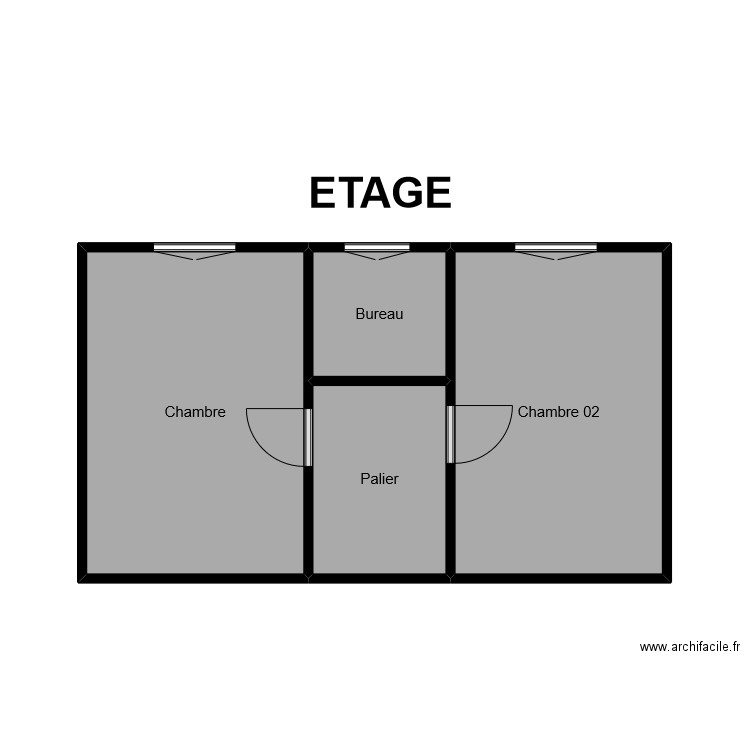 guillou 2 ami 2. Plan de 4 pièces et 26 m2