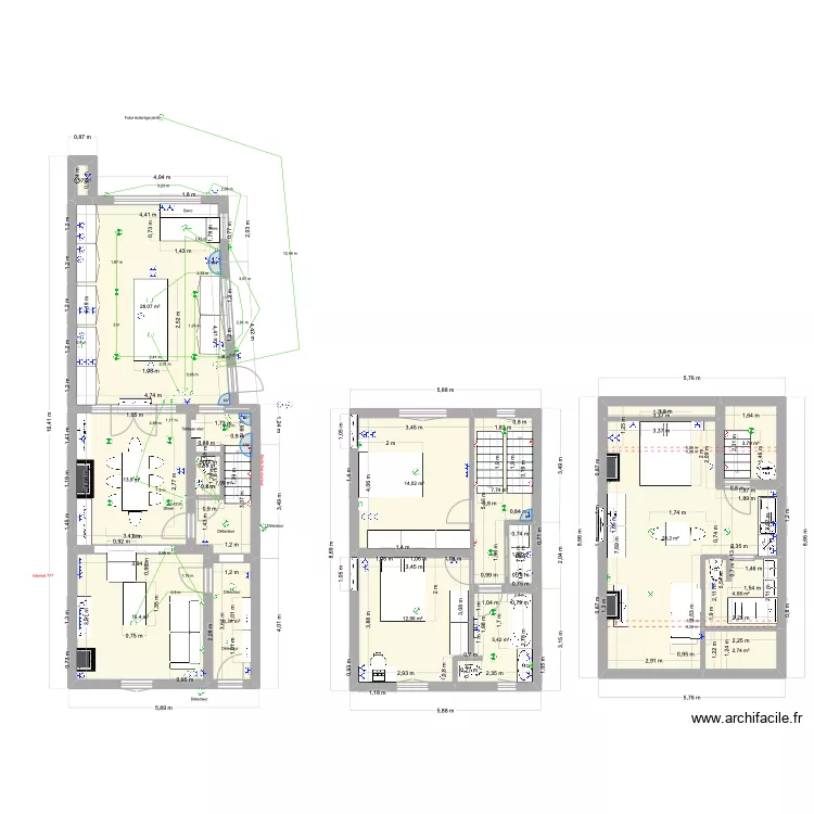 Gare v6 Papa. Plan de 