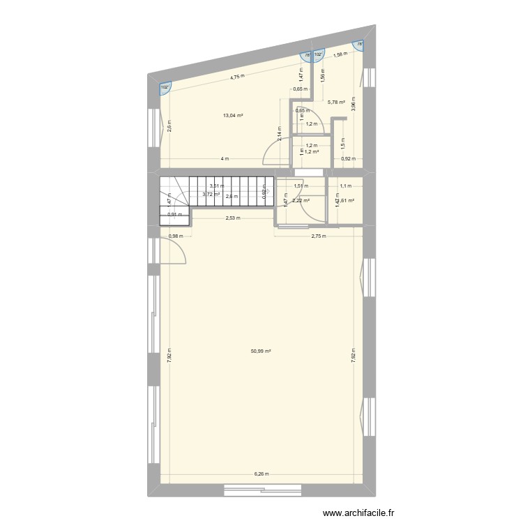 maison roitelets RDC. Plan de 0 pièce et 0 m2
