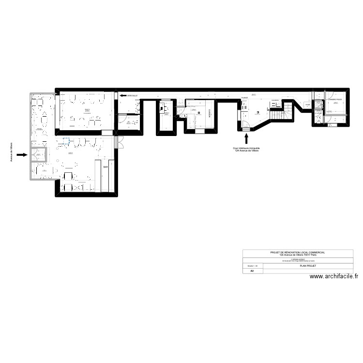 MAISON GABRIEL PLAN. Plan de 12 pièces et 136 m2