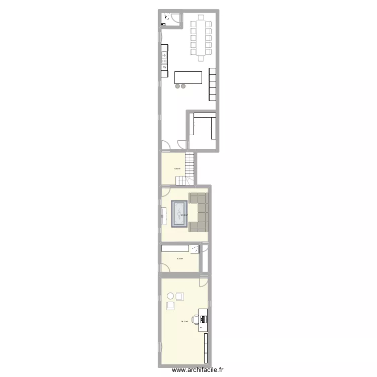 Océane. Plan de 4 et 73 m² Océane. Plan de 4 et 73 m²