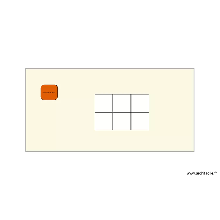 test. Plan de 1  et 21 m²