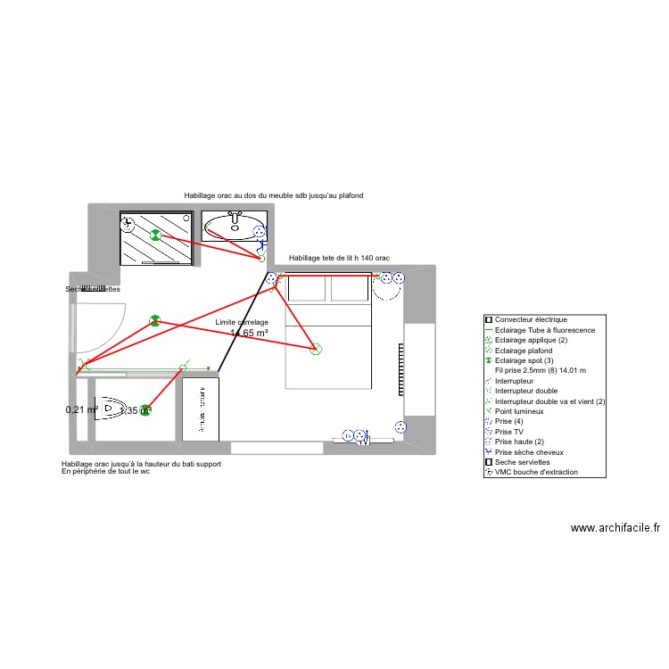 Chambre 4. Plan de 0 pièce et 0 m2