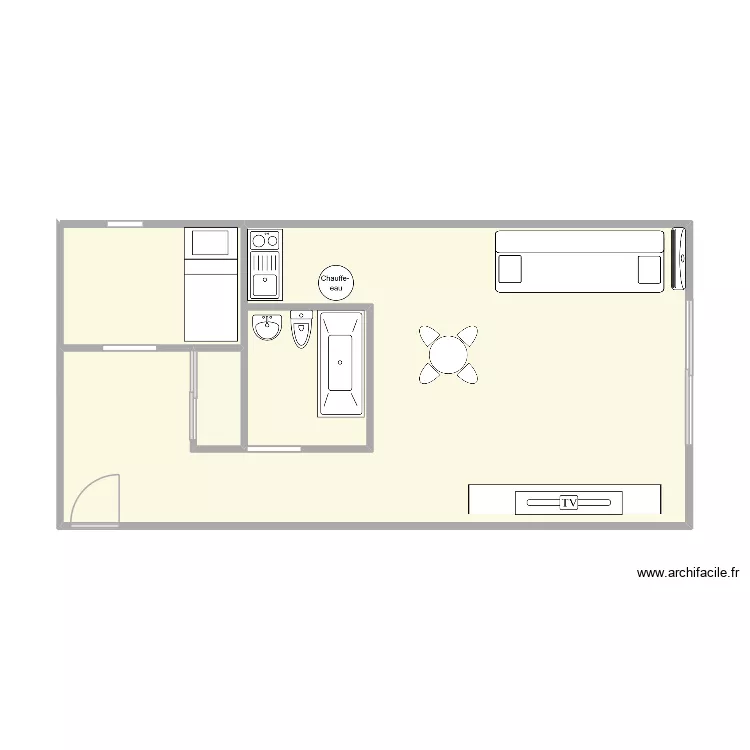 PIN ROLLAND. Plan de 4  et 49 m²