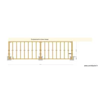 Structure terrasse vue dessus