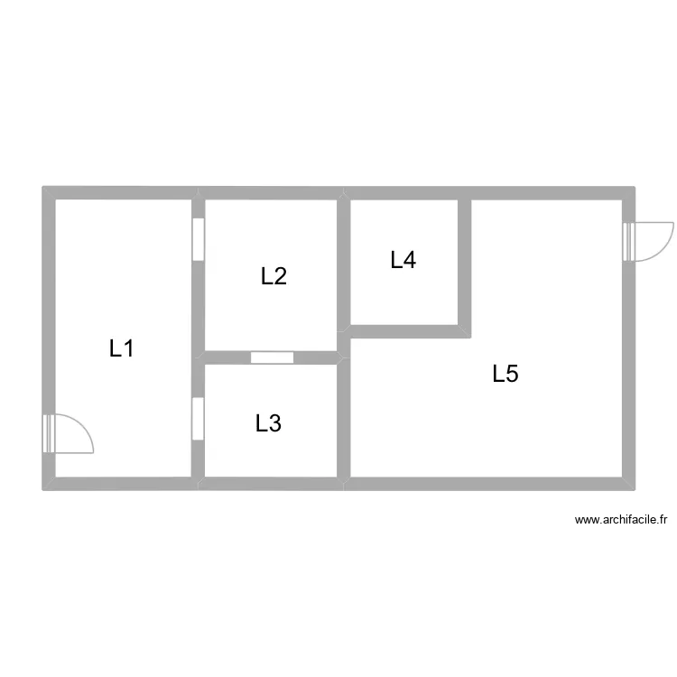Vide sanitaire noreade. Plan de 4  et 63 m²