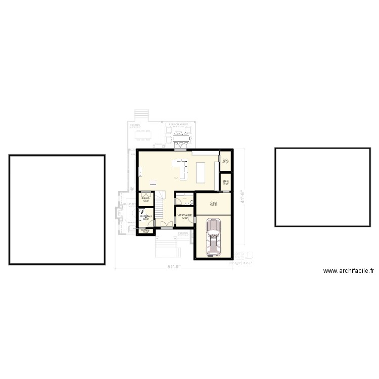 Plan alex. Plan de 10 pièces et 139 m2