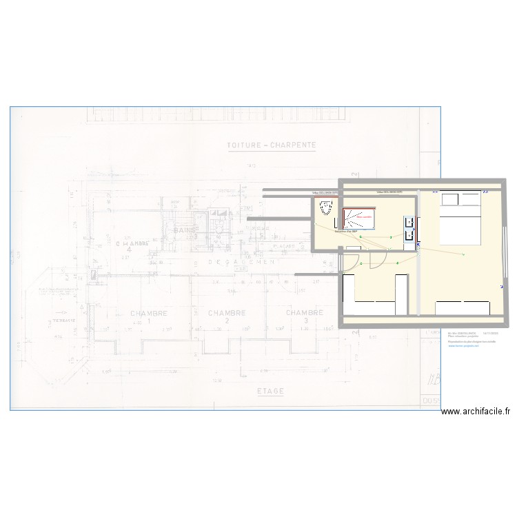 GISTELINCK Plan situation projetée 141123. Plan de 2 pièces et 214 m2