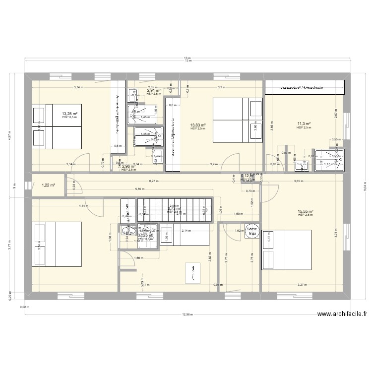 perols haut 20 03. Plan de 0 pièce et 0 m2