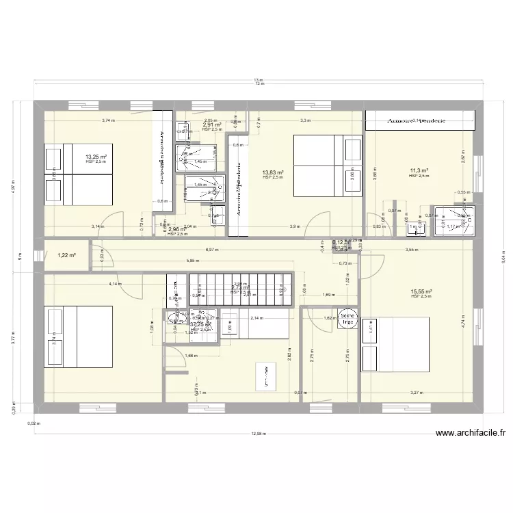 perols haut 20 03. Plan de 