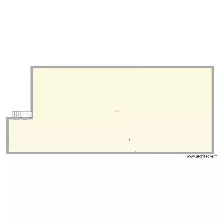 Toiture Garage. Plan de 1 pièce et 296 m²