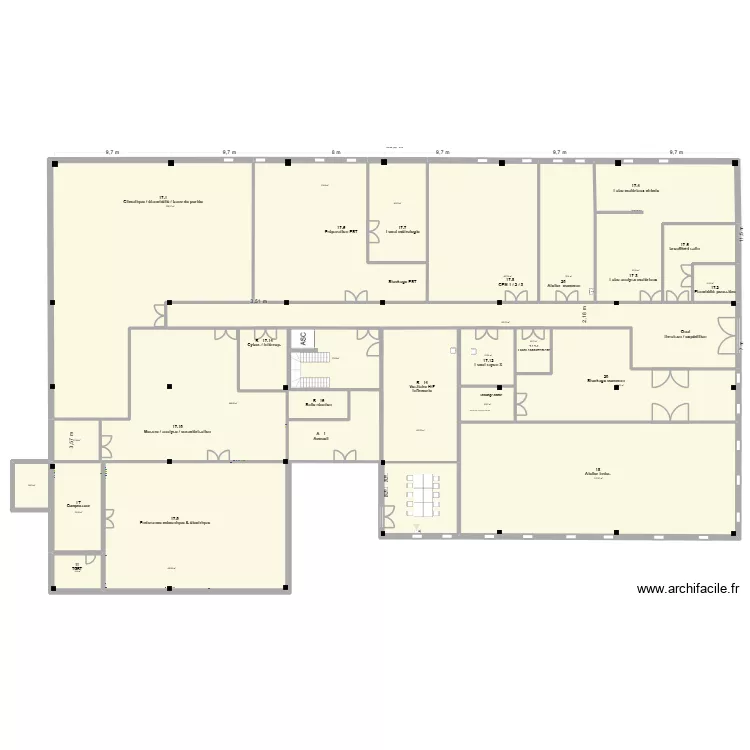 Plan vierge. Plan de 22 et 1758 m² Plan vierge. Plan de 22 et 1758 m²