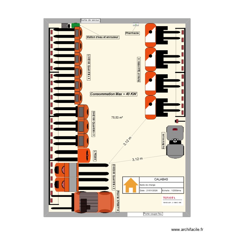 CALABAS. Plan de 0 pièce et 0 m2