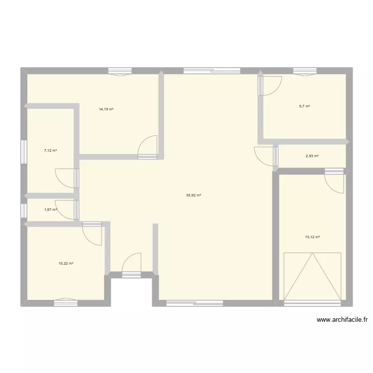 Maison A. Plan de Maison A. Plan de