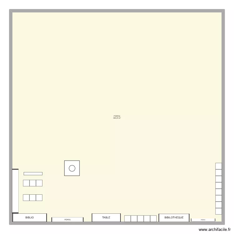 PLAN SYNA HOMMES. Plan de 1 Pièce et 380 m² PLAN SYNA HOMMES. Plan de 1 Pièce et 380 m²