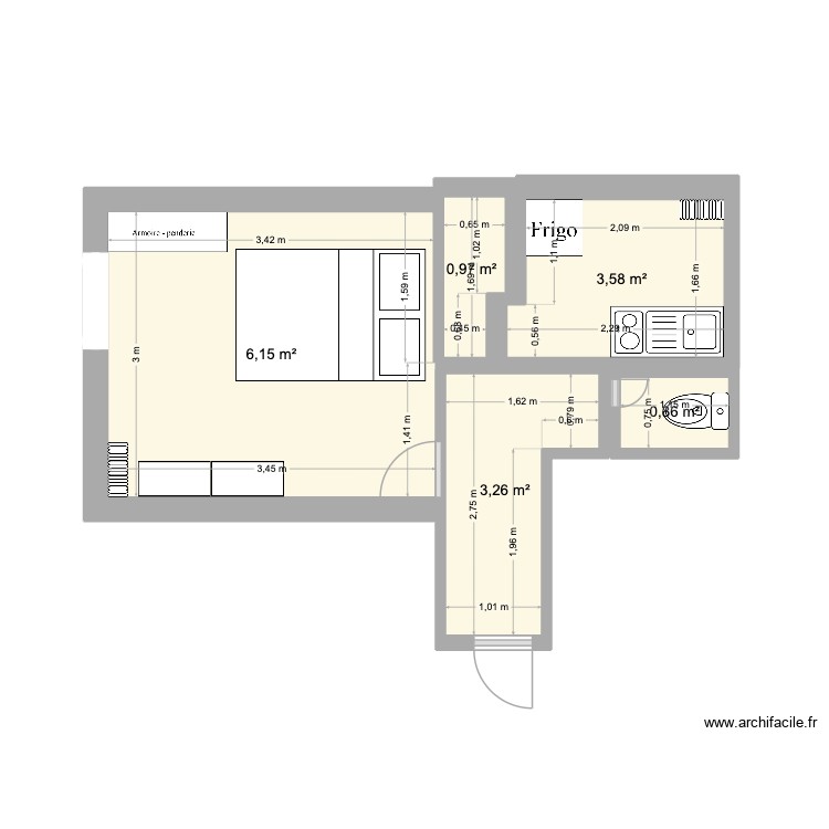 appartement Alanna. Plan de 0 pièce et 0 m2