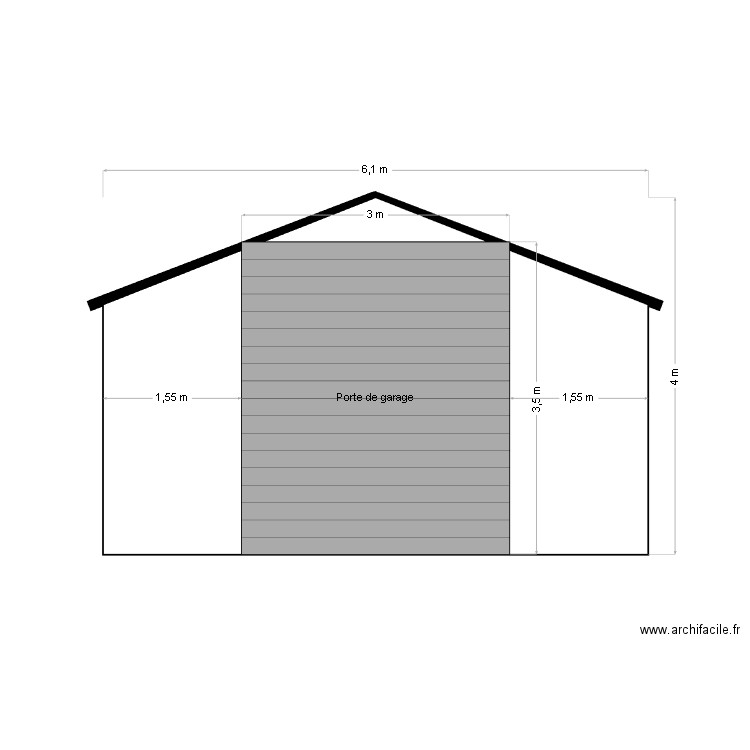 FACADE AVANT 3D. Plan de 0 pièce et 0 m2