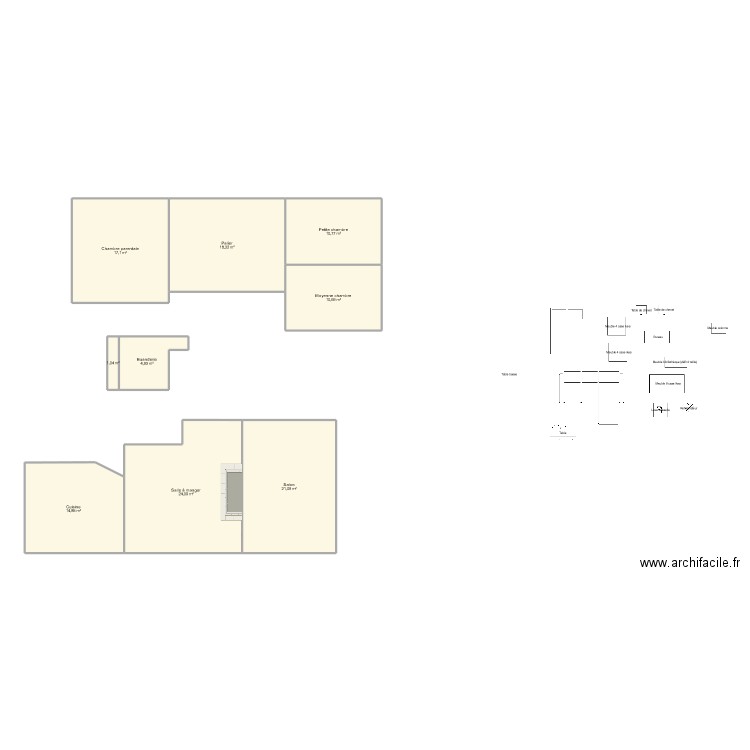 Maison Manéglise. Plan de 0 pièce et 0 m2