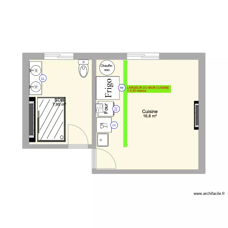 12FauroeulxAPPART. Plan de 2 et 25 m² 12FauroeulxAPPART. Plan de 2 et 25 m²