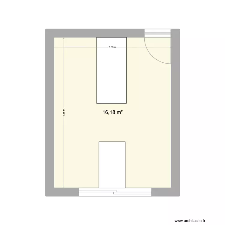 secretariat plan 2. Plan de 1 Pièce et 16 m² secretariat plan 2. Plan de 1 Pièce et 16 m²