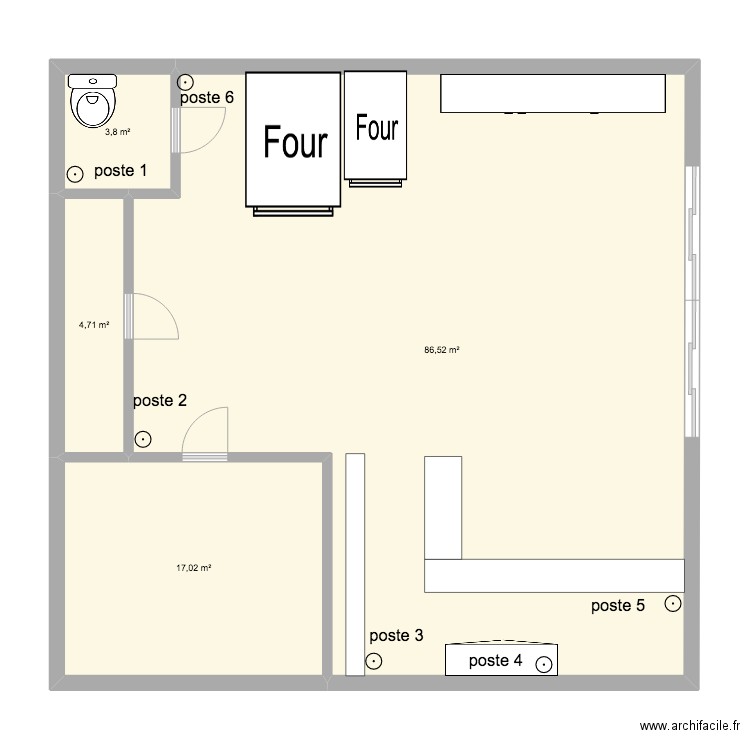 boulangerie intermarche st leger. Plan de 0 pièce et 0 m2