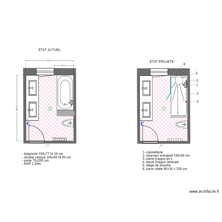 MAUREL ADAPT. Plan de 2 pièces et 13 m2