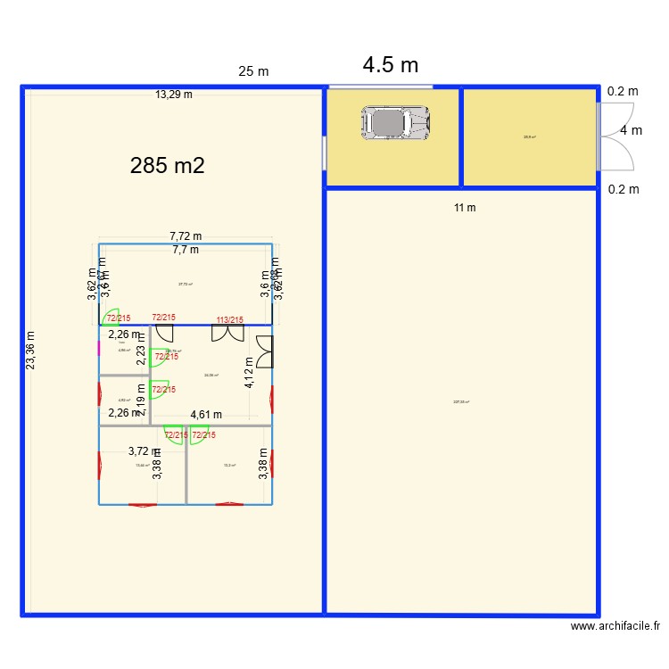 VILLA LE PELICAN. Plan de 10 pièces et 678 m2