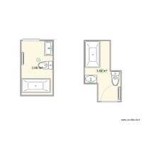 Salle de bain rectangulaire