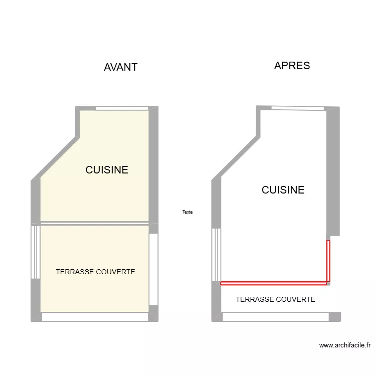 Vençois. Plan de 2 pièces et 16 m² Vençois. Plan de 2 pièces et 16 m²