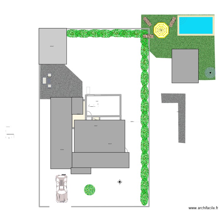 saint germain1. Plan de 6 pièces et 67 m2