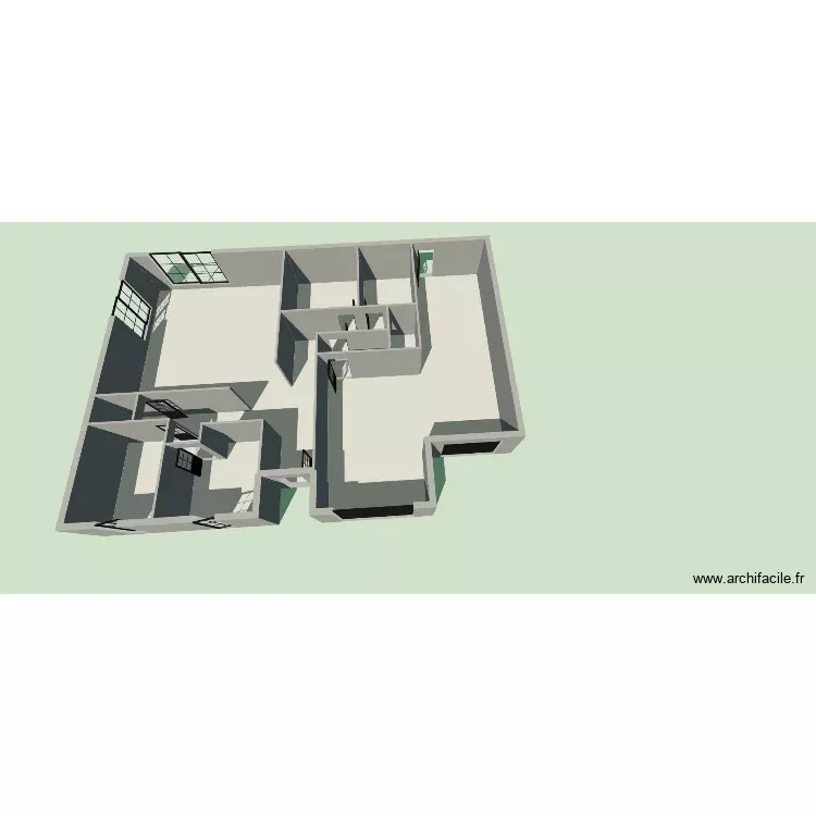 plan 1. Plan de 9 Pièces et 194 m²