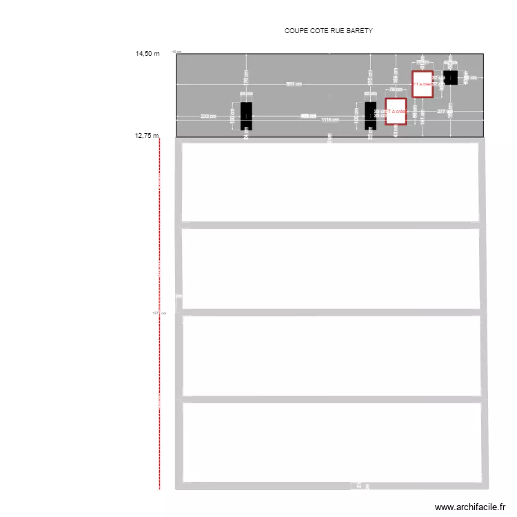 COUPE 1011. Plan de COUPE 1011. Plan de
