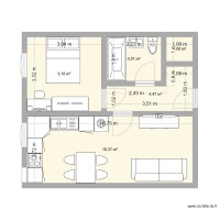 40m2 appartement