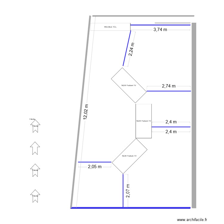 DARTY LES SABLES. Plan de 0 pièce et 0 m2