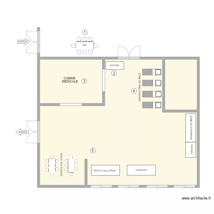 RANSART-Arche de Vie. Plan de 
