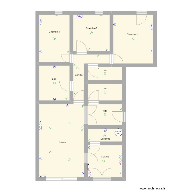 devoir. Plan de 0 pièce et 0 m2
