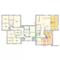 Plan cr&egrave;che ajout de cloisons