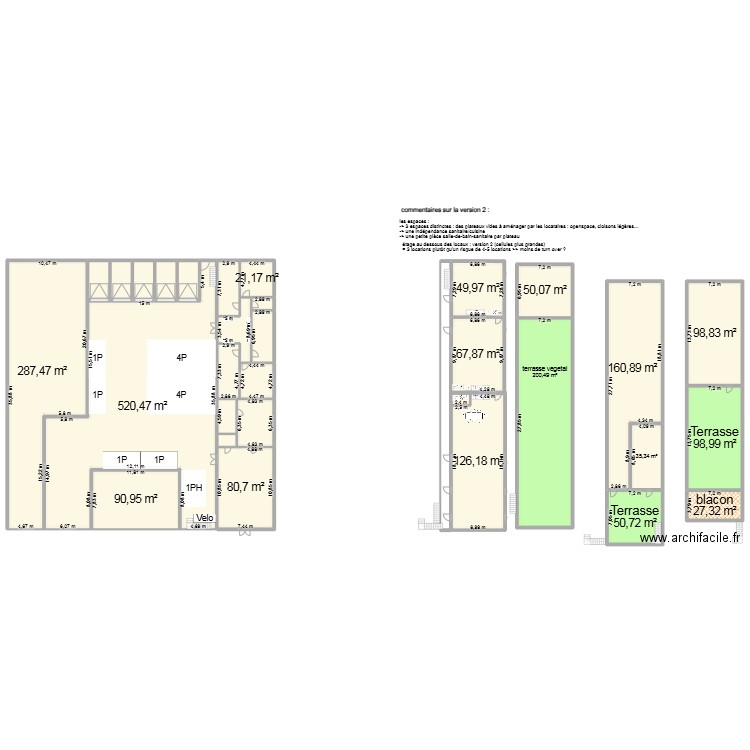 Saint Andrée - Beauvais. Plan de 30 pièces et 2195 m2