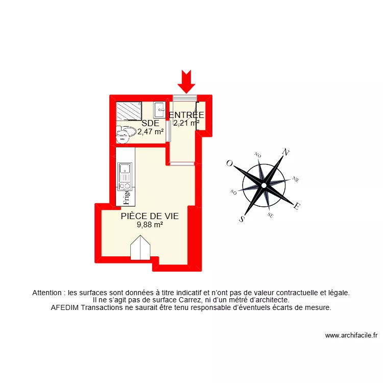 BI 32441 -. Plan de 5  et 15 m²