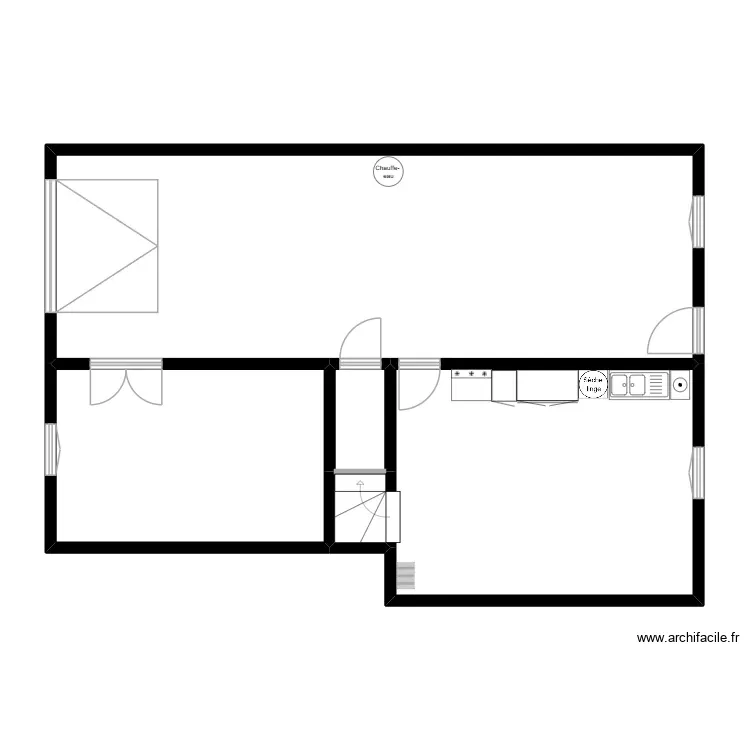 Sous-sol. Plan de 5 Pièces et 97 m² Sous-sol. Plan de 5 Pièces et 97 m²