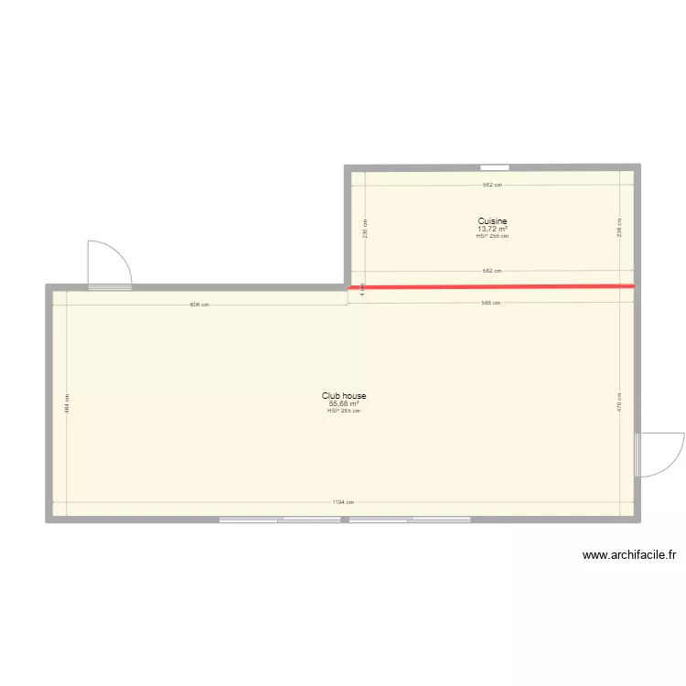 Marseillans Rugby Club. Plan de 