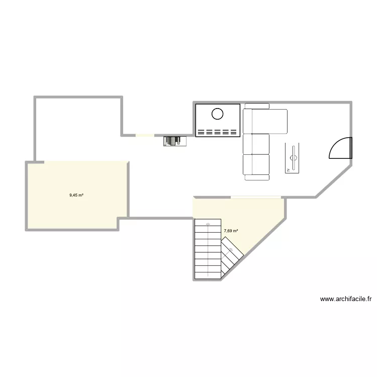 15 arbres. Plan de 2  et 17 m²